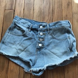 denim shorts